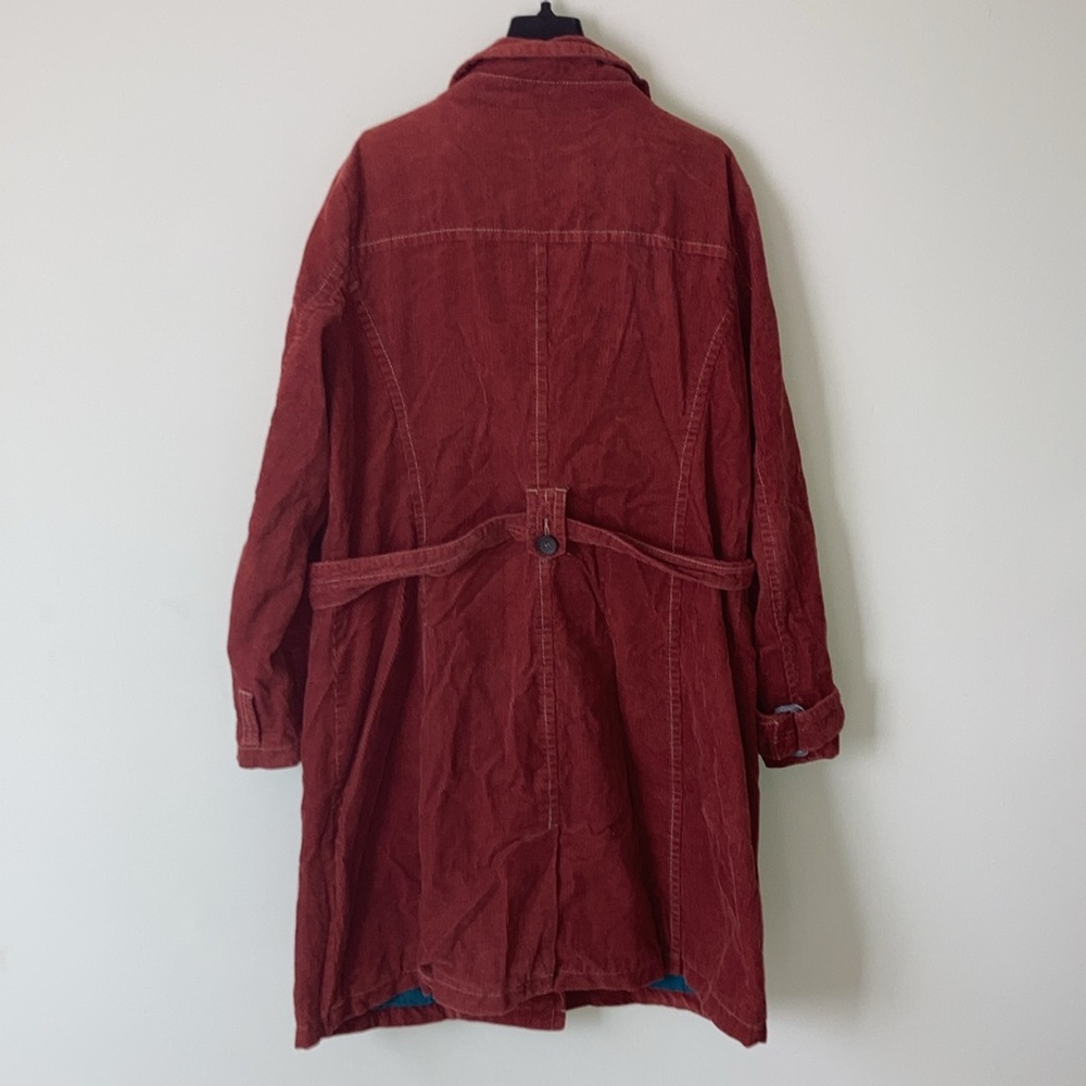 BODEN | Rust Corduroy Trench Coat - Picture 2 of 16